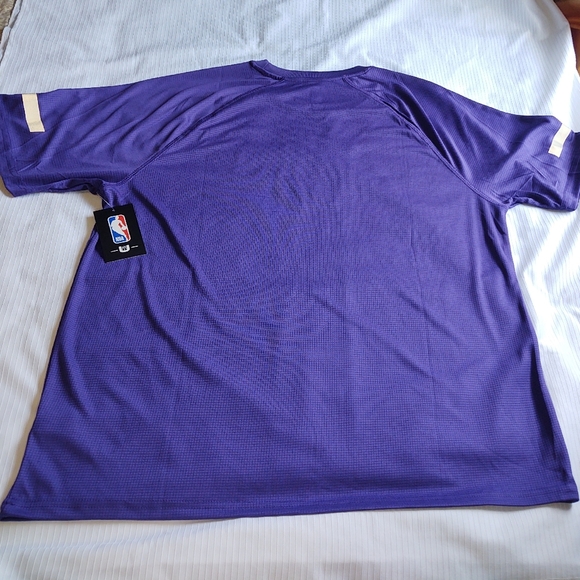 NBA Purple Lakers Basketball Short Sleeve Jersey Shirt Size XL - Picture 4 of 5
